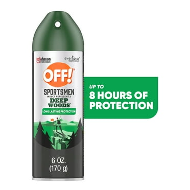 OFF! Sportsmen Deep Woods Insect Repellent 3, 30% DEET Mosquito Spray, 6 oz