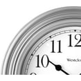 Westclox 9 inch Silver Round Simplicity Analog QA Wall Clock