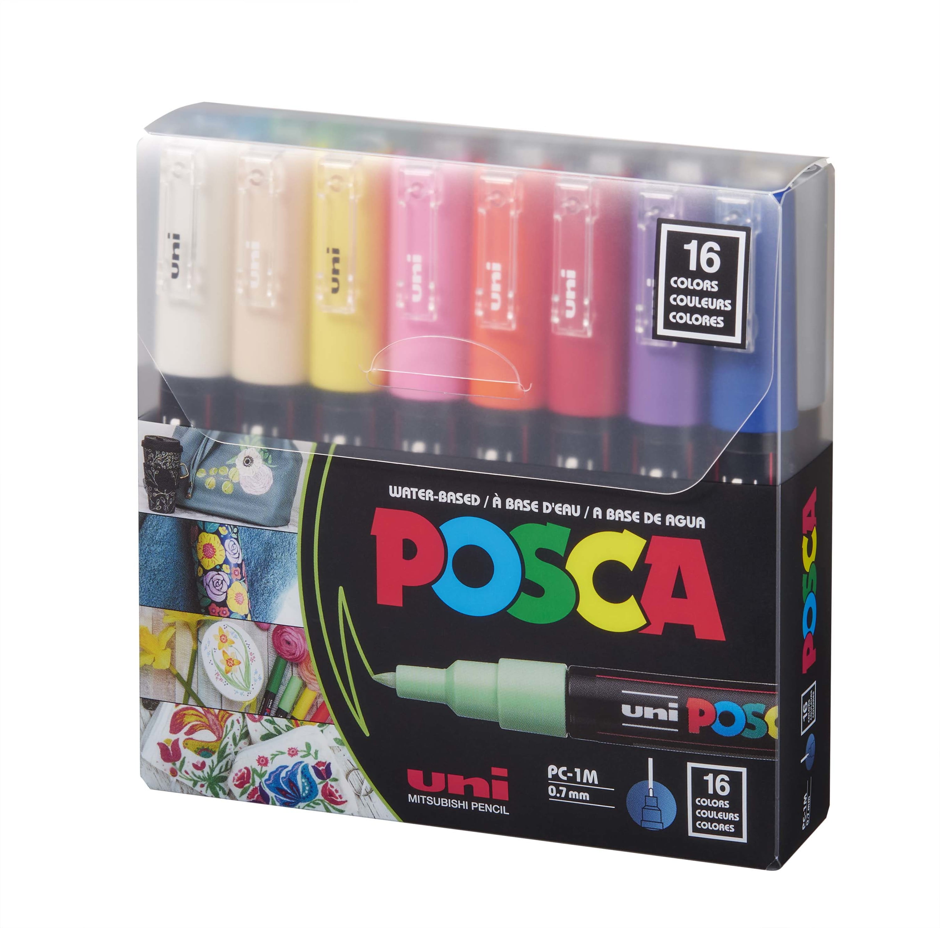 Uni Posca Paint Marker Kits Cases Sets Packs All Options Pastel & Mega  Packs