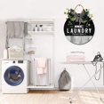 thumbnail image 3 of Laundry Rustic Wood Sign Plaque (11"x 11"), Wooden Wall Door Sign with Rope, Vintage Wooden Laundry Room Hanging Sign Decor for Laundry Room Wash House Farmhouse, 3 of 5