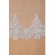 thumbnail image 3 of Velo de novia Babyonline con borde de encaje blanco marfil, largo catedral, con peine, talla única, 3 of 5