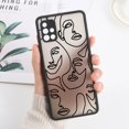 thumbnail image 1 of Funda de línea facial abstracta para Samsung, Fundas mate para Galaxy A73, A53, A33, A13, A52, A52s, 5G, A51, A12, A32, A21S, A22, A72, A71, A31, A42 Fivean unisex, 1 of 2
