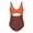 Dark Brown, variant on GYRATEDREAM Kid Girls One Piece Swimsuit Children Color Block Adjustable Straps Beach Bathing Suit Backless Swimwear for 5-12 Years