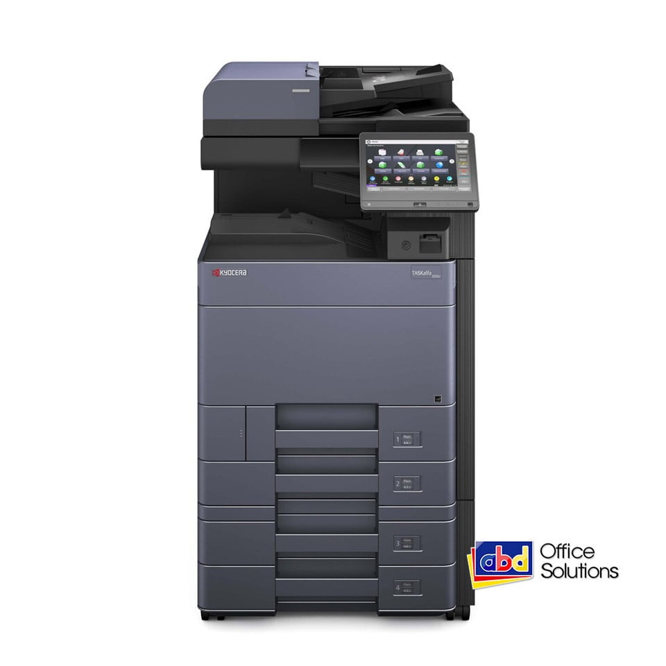 Pre-Owned Kyocera TaskAlfa 4003i A3 Monochrome B/W Laser Multifunction Printer – 40pm, Copy, Print, Scan, Email, USB, Mobile Printing Support, Wireless, 4 Trays