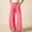 Hot Pink, variant on Girls Cotton Casual Pants Size 1-13 Grid Elastic Waist Wide Leg Sports Trousers for Kids Everyday Play Home Outdoor School Pink Size 5