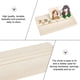 thumbnail image 3 of Exhibidor de pendientes con 2 ranuras, de madera, rectangular., 3 of 7