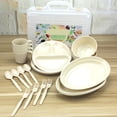 thumbnail image 4 of GOOHOCHY 1 Set / 24pcs Camping Vajilla Placa de plástico Portátil Al aire libre Picnic Camping Bowl, 4 of 8
