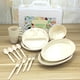 thumbnail image 4 of GOOHOCHY 1 Set / 24pcs Camping Vajilla Placa de plástico Portátil Al aire libre Picnic Camping Bowl, 4 of 8