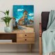 thumbnail image 5 of Qisvanset 12x16 Inch Gothic Woman Bird Floral Headdress Canvas Painting Wall Art, 5 of 5