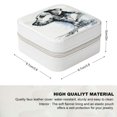 thumbnail image 2 of FCXZI Dog Theme Jewelry Box for Necklace, Ring, Earring - Compact Travel Size with Multiple Storage Spaces White, 2 of 5
