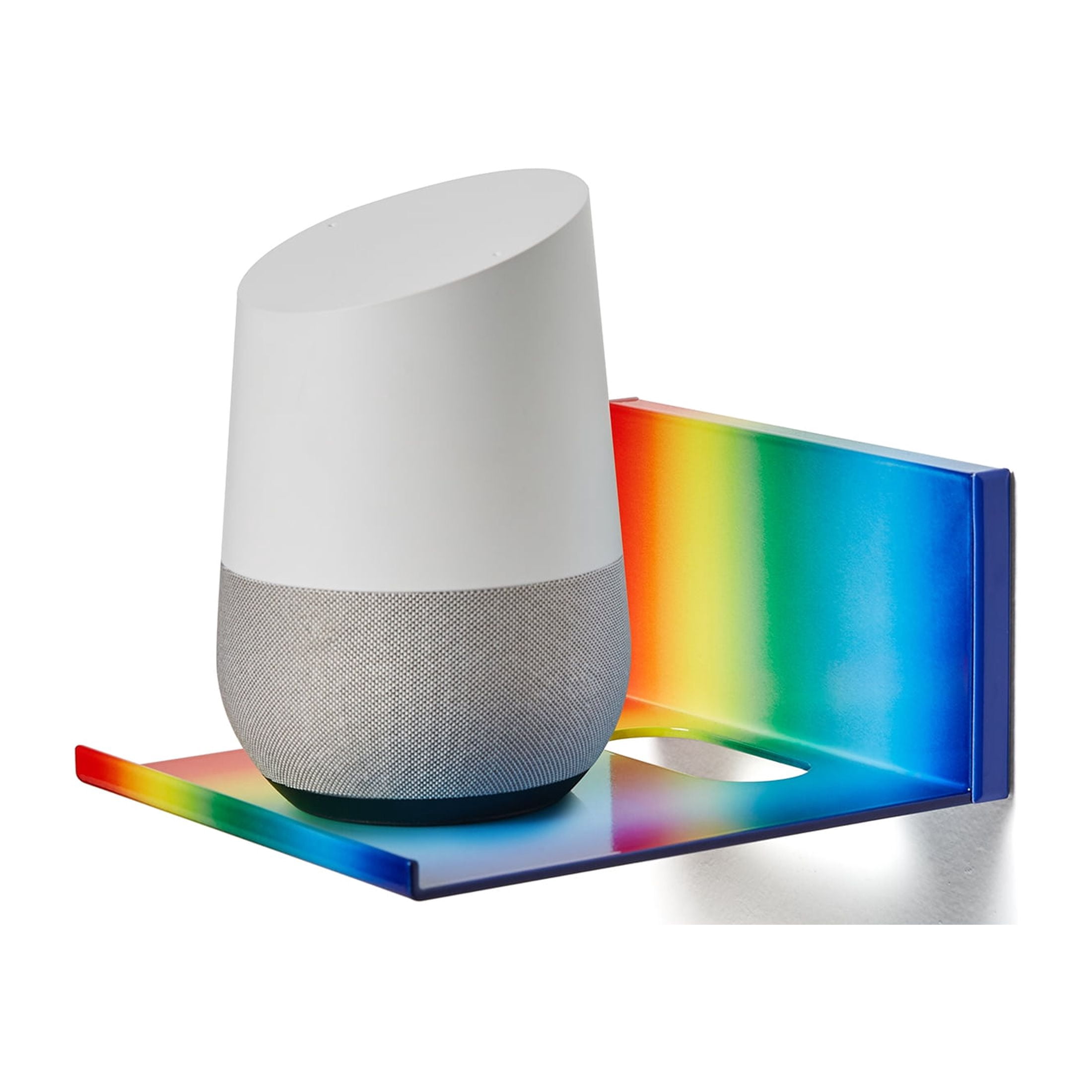 Hangman No-Stud Smart Device Shelf, Rainbow Finish, SMS-RW for Streaming Devices