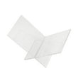 thumbnail image 2 of Acrylic Book Stand Artwork Display Rack Portable Bookmark Small Compact Acrylic Display Easel Bookstand for Desk Photos Recipe Music Book Clear, 2 of 6