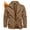 Khaki, variant on YUCOLEN Men's Winter Thick Fleece Lined Warm Jacket Casual Trucker Work Coat with Multi Pockets Zip Khaki L