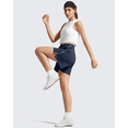 thumbnail image 6 of G4Free Chillwhisp Split Running Shorts for Women 3"- Built-in Shorts for Athletic Workout Gym, 6 of 6