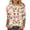 Pink 1, variant on Women's Blouse,Easter Shirts for Women Cute Bunny Print Tops 3/4 Sleeve Casual Crewneck Pullover Holiday Blouses