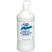 Sax True Flow Medium-Bodied Acrylic Glitter Glaze, 1-Quart