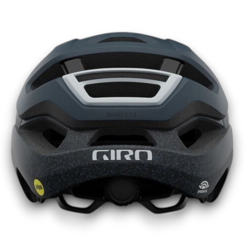 Giro Manifest Spherical Cycling Helmet, Matte Grey, Size Small