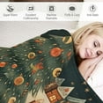 ZHZY Christmas Tree Horse Plush Flannel Blanket Lightweight Blanket for