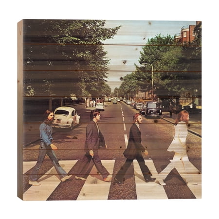 Wood Pallet Art Print - Abbey Road