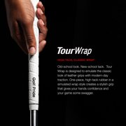 Golf Pride Tour Wrap Golf Grip - Comfortable, Durable Grip - Jumbo - Black - 3 Pack