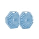 thumbnail image 1 of 2 cepillos multifuncionales para limpieza de la piel y ducha corporal hexagonal, color azul, 1 of 5