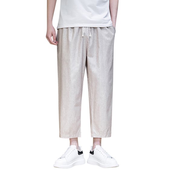 Vedolay Sweatpants with Pockets Men 2023 Casual Sport Workout Pants with Pockets Khaki,L