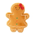 thumbnail image 3 of Almohada Navideña Cojín de Peluche Relleno Muñeco Decorativo Navideño Almohadón Suave de Dibujos Animados Diseño Divertido en Poliéster Adecuado para Chica de jengibre, 3 of 8