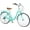 Beige, variant on Beach Cruiser Bike for Women 24/26 Inch Ladies Bike 8 Speed Complete Cruiser Bikes with Dual V-Brake and Adjustable Seat, Adult City Bike for Women, Men