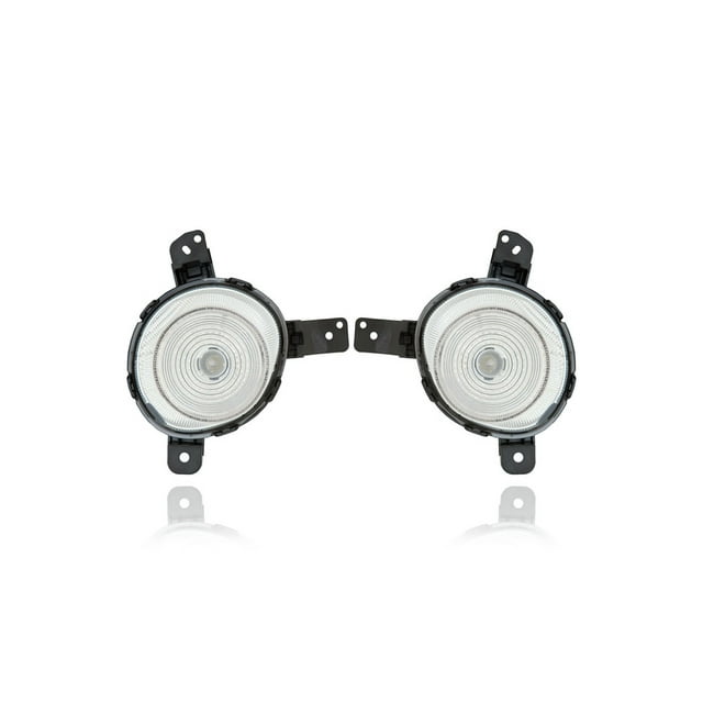Daytime Running Light - Compatible/Replacement for '19-21 Kia Forte Sedan FE/LXS - Pair, Left Driver + Right Passenger Set - 92208M7050, 92207M7050 CAPA