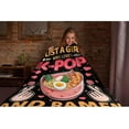 thumbnail image 5 of Just Girl Who Loves Ramen Blanket Super Soft Lightweight Throw Comfy Fluffy Quilt for Bed Sofa All Seasons Warm 50"x40" Small for Kids, 5 of 7