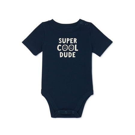 

Garanimals Baby Boy Short Sleeve Graphic Bodysuit Sizes 0-24 Months