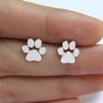 thumbnail image 6 of AYYUFE Women Dog Cat Palm Paw Ear Stud Earrings Party Jewelry Accessories Gift Alloy Gold, 6 of 8