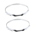 thumbnail image 4 of 1 Pair Snare Drum Hoop Hoop Instrument Ring Rim for Percussion Instrument 14 Inch 8 Hole, 4 of 9