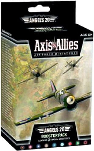 Axis & Allies Angels 20 miniatures 1x x1 P-51B Mustang Ace base set Air Force 