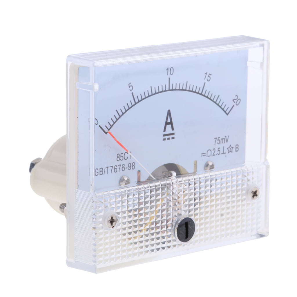 Ampèremètre DC 85C1 DC 0-200MA pointeur DC ampèremètre ampèremètre de tête  jauge de courant appareils de mesure HB021 - Cdiscount Bricolage