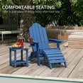 thumbnail image 7 of Dycanpo Folding Adirondack Chairs Set of 5,Fire Pit Patio Garden Chair with Cup Holder,Navy Blue, 7 of 7