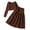 Brown, variant on mgoYE Girl Dress with Cardigant 8-12 Y Girls Sweater Dresses Ruffle Long Sleeve Ribbed Knit Casual Fall Dresses for Kids(Brown,11-12 Years)