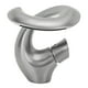 thumbnail image 2 of Grifo para lavabo de baño, grifo mezclador de agua fría y caliente ajustable en cascada, latón aerodinámico para lavabo debajo del mostrador, gris, 2 of 10