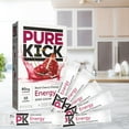 thumbnail image 4 of Pure Kick Black Cherry Pomegranate Singles to Go Zero Sugar Powdered Energy Drink Mix, Caffeine Vitamins Electrolytes Gluten Free Water Enhancer, 3 BOXES (6 packets each box) (18 packets total), 4 of 7