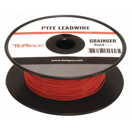 

Tempco High Temp Lead Wire 18AWG 250ft Red LDWR-1068