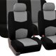 thumbnail image 3 of Funda protectora para asiento de coche, juego completo de fundas automotrices transpirables, cojín de poliéster, 3 of 6