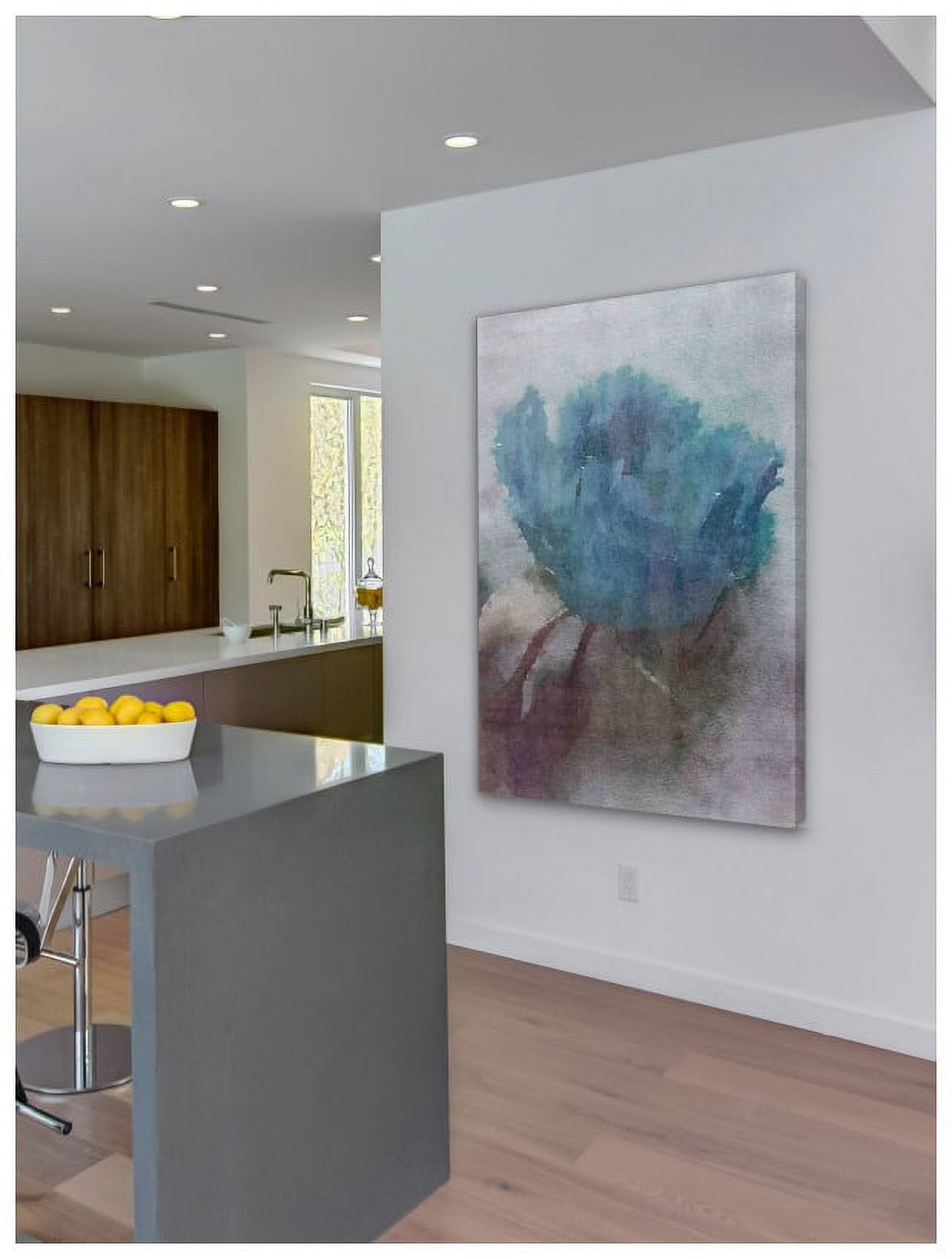 Marmont Hill - "Midnight Blue 4" by Irena Orlov Painting Print on Wrapped Canvas