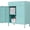Blue, variant on BESFUR Metal Storage Cabinet with Doors and Shelves, for Home, Office, Garage - Black