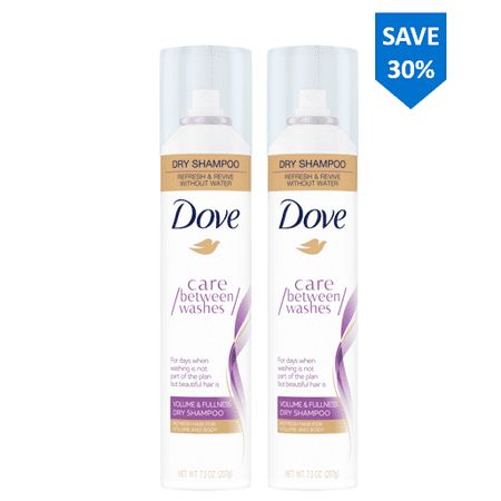 (Buy and Save) Dove Care Between Washes Dry Shampoo Volume & Fullness 7.3 oz, Two Pack