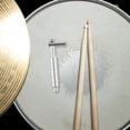 thumbnail image 1 of HEALEEP 1Pcs Clé de Syntonisation de Tambour Argentée pour Batteurs avec Design Ergonomique en Forme de L, 1 of 8