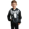 thumbnail image 5 of Marvel Avengers Boys Sweatshirt Spider-Man Venom Hulk Zip up Hoodie Sweatshirt for Toddler Boys (3T-4T), 5 of 7