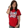 thumbnail image 4 of Tootsie Owl USA Stars and Stripes Unisex Plus Size Graphic Tee Brisco Brands 3X, 4 of 5