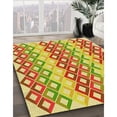 thumbnail image 2 of Ahgly Company Indoor Rectangle Patterned Mahogany Brown Area Rugs, 2' x 4', 2 of 6