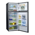 Galanz 10 Cu Ft Top Freezer Refrigerator, Frost Free, Stainless Look
