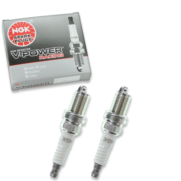 2 pc NGK 7405 V-Power Racing Spark Plugs for 1001 277 3910 436XLS 51 792 AR3910 AR3910X C59HCX C59Y C59YC W2D Ignition Wire Secondary